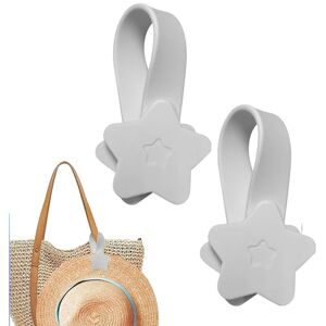 Pomurom Pince à Chapeau Magnétique pour Voyage, 2 pièces Clip Porte Chapeau en Cuir PU Femme Homme, Clip de Support de Chapeau de Sachet pour Accrocher des Chapeaux sur Le Sac à Main Sac Fourre Tout Bagages - Publicité