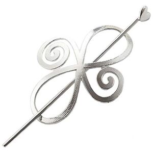 Snner Celtique Barrettes Métal Épingle Bâton Bun Porte-Robe Pins Cheveux Tricoté Fleur Pour Les Cheveux Longs Tresses Bijoux Cheveux Clip Slide Avec Memory Stick - Publicité