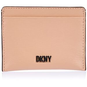 DKNY Bryant Porte-Cartes de crédit en Cuir Sutton, Accessoire de Voyage Femme, Eau de Rose, Card Holder - Publicité