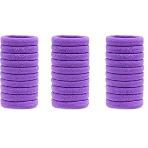 iTauyees 30 Pcs Elastique Cheveux, Élastiques à Cheveux femme, Cheveux Élastiques Cravates Liens de Cheveux, 30 épingle à Cheveux pour Enfants Bébé Filles et Salon de Coiffure, Violet - Publicité