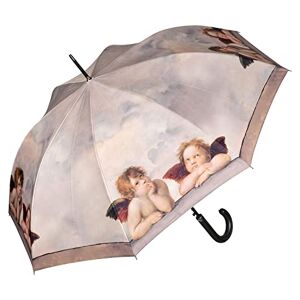 VON LILIENFELD Parapluie Raphaël Anges Ouverture Automatique Résistant au Vent Canne Grand Robuste Art - Publicité