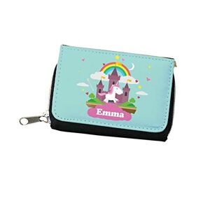 CADEAUX.COM Porte-Monnaie Personnalisable Petite Licorne 11,7 x 8,5 cm Cadeau d'anniversaire - Publicité