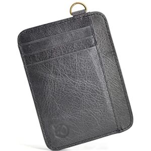 ArinkO Sac à Cartes Argento Gris Clair pour Transporter des Documents de Conduite, Une Carte de Bus et des Cartes bancaires - Publicité