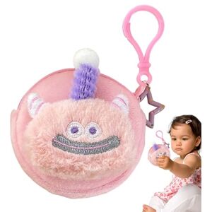 Generic Portefeuille en Peluche, Portefeuille en Peluche pour Femme,Mini Sac à Monnaie en Peluche pour Animaux Porte-clés à Grande Bouche, Porte-Monnaie en Peluche, Pendentif à breloque, Animaux, Ornements - Publicité