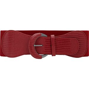 BlackButterfly Large PU Élastique Extensible Boucle Taille Ceinture (Rouge, S) - Publicité