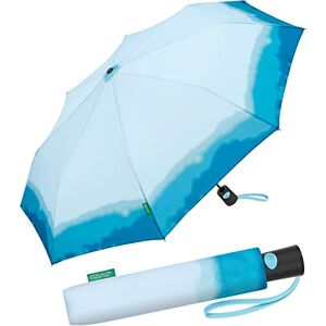 Benetton Dip Dye Mini parapluie de poche automatique Diva Blue, Dip Dye Diva Blue, 95 cm - Publicité