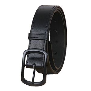 Generic Hommes Ceinture Multi Trous Faux Cuir Réglable Vêtements Accessoire Solide Couleur Match Vêtements Surface Lisse Style Simple Hommes Taille, Noir , 110 cm - Publicité