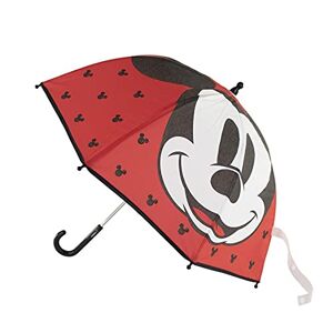 CERDÁ LIFE'S LITTLE MOMENTS Paraguas Transparente Niño de Mickey Mouse Apertura Manual con Mecanismo Antiviento y Proteccion en las Varillas para Mayor Seguridad Licencia Oficial Disney - Publicité