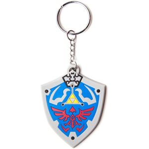 BioWorld Legend of Zelda porte-clés caoutchouc Hyrulian Crest 7 cm - Publicité