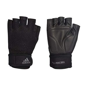 Adidas Train CLC Glove Gants Mixte, Noir/Gris/Argenté (Black/hiemet/Plamat), S - Publicité