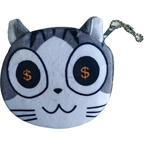 U-M Porte-monnaie en forme de chat mignon avec pendentif en peluche, numéro 1, de qualité supérieure et créatif - Publicité