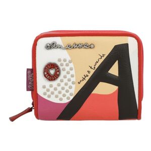 Anekke   Portefeuille Mini Femme Fashion   Petite Maroquinerie synthétique Femme Inspiration années 60   10 x 9 x 2 cm   Multicolore - Publicité