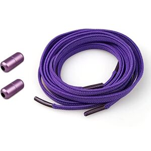 Polly Online Lacets élastiques sans nœud avec boucles en métal Taille unique pour toutes les chaussures pour adultes et enfants (Violet) - Publicité