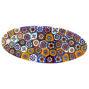 Glass Of Venice Pince à Cheveux Noeud Papillon Murano Millefiori Multicolore - Publicité