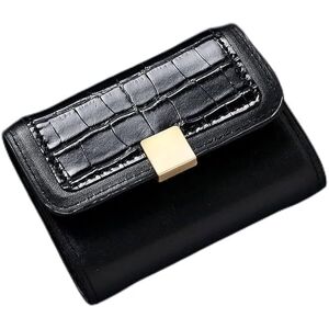 Generic Sac à main portable en cuir PU avec boucle simple pour affaires porte-monnaie créatif pochette de rangement pour pièces de monnaie portefeuille femme portefeuille, comme sur l'image - Publicité