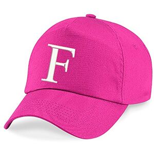 4sold New Casquette de Baseball Cap BRODÉ Letter A z Garçon Fille Enfants Chapeau Bonnet Unisexe Fuschia (F) - Publicité