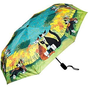 VON LILIENFELD® Parapluie de Poche Ouverture Automatique Résistant au Vent Pliant Mini Art Chat Rosina Wachtmeister: All Together - Publicité