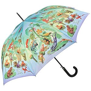 VON LILIENFELD® Parapluie Ouverture Automatique Résistant au Vent Famille de grenouilles Canne Grand Robuste Animal - Publicité