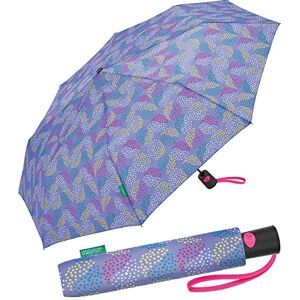 Benetton Mini parapluie automatique à pois, Pop Dots Deep Periwinkle, 95 cm - Publicité