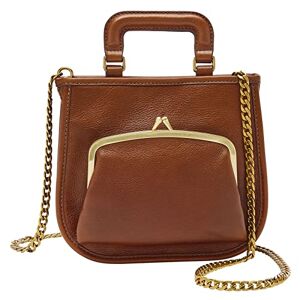 Fossil Sac pour femmes, Sacoche en cuir/polyuréthane marron L 20,3 cm, L 7,6 cm, H 19,1 cm - Publicité