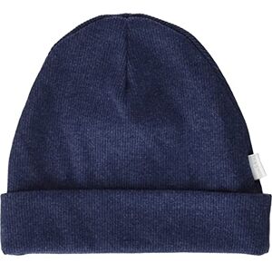 Noppies U Hat Rib Nevel Capuchon, Navy Melange-P758, 3-6 Mois Mixte bébé - Publicité