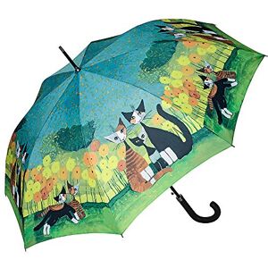 VON LILIENFELD® Parapluie Rosina Wachtmeister: All Together Canne Grand Robuste Ouverture Automatique Chat Art - Publicité