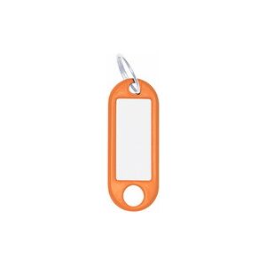 Wedo Porte-clés avec anneau, diamètre: 18 mm, orange Rouge