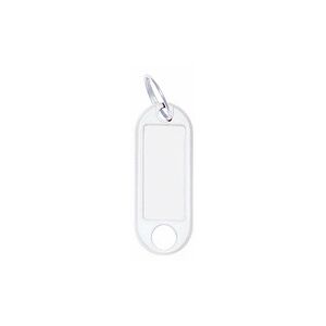 Wedo Porte-clés avec anneau, diamètre: 18 mm, blanc Vert