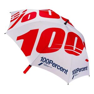 100% Parapluie 100 % Strike blanc/rouge