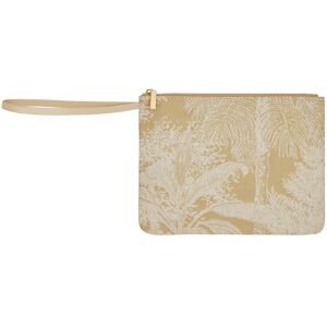 Le Jacquard Français Pochette en coton brun 20 x 15