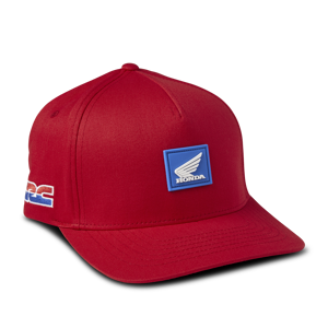 FOX Casquette FOX Racing Honda Wing FF Rouge Flamme -