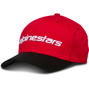 Casquette Alpinestars Linear Rouge-Noir-Blanc -