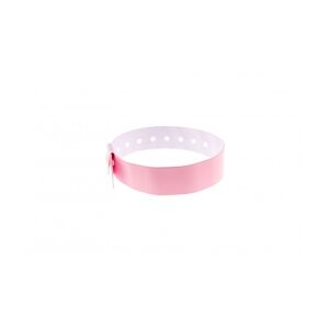 Bracelet événementiel vinyle Type L - Mat - Rose pâle (lot de 100)