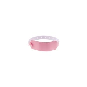 Bracelet événementiel vinyle Extra-large - Mat - Rose pâle (lot de 100)