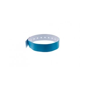 Bracelet événementiel vinyle Type L - Mat - Bleu clair (lot de 100)