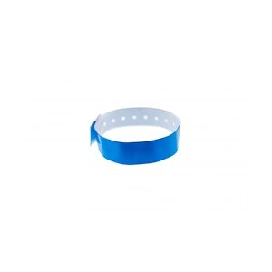 Bracelet événementiel vinyle Type L - Brillant - Bleu roi (lot de 100)