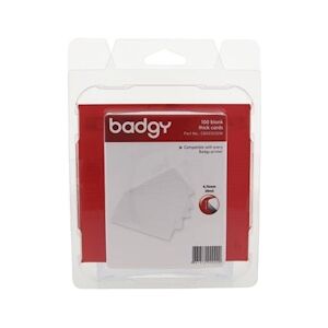 Carte PVC - Blanc - idéal pour Badgy (lot de 100)