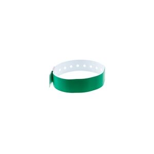 Bracelet événementiel vinyle Type L - Mat - Vert (lot de 100)