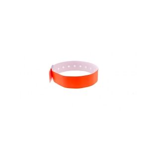 Bracelet événementiel vinyle Type L - Mat - Orange (lot de 100)
