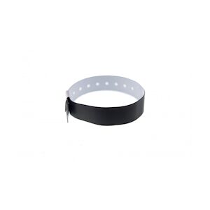 Bracelet événementiel vinyle Type L - Mat - Noir (lot de 100)