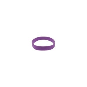 Bracelet en silicone uni - Adulte - Violet (lot de 100)