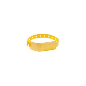 Bracelet holographique Extra-Large avec étoiles - jaune (lot de 100)