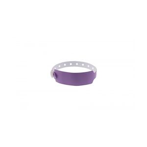 Bracelet événementiel vinyle Extra-large - Mat - Violet (lot de 100)
