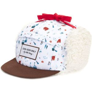 Snow Resort Moumoute - Casquette enfant Telecabine / Ours / Blanc / Marron 9 - 24 mois ( 43 - 47 cm )