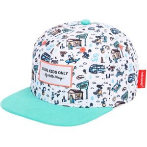 Hossegor - Casquette enfant Hossegor / Blanc / Turquoise + 6 ans (52 - 56 cm)