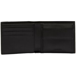 Lacoste Fg Large Billfold And Coin Wallet Noir Homme Noir One Size male - Publicité