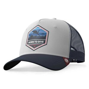 Born To Dive Trucker Cap Blanc Homme Blanc One Size male