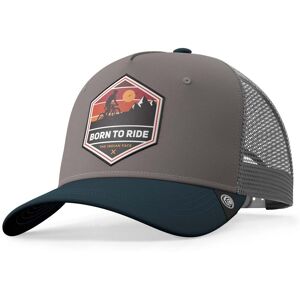 Born To Ride Trucker Cap Gris Homme Gris One Size male