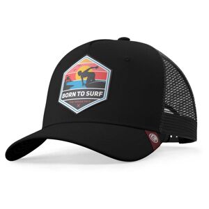 Born To Surf Trucker Cap Noir Homme Noir One Size male