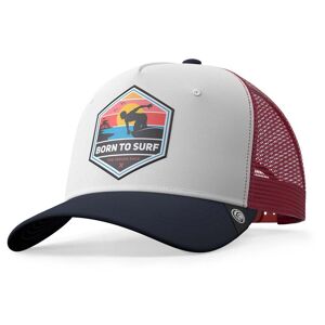 Born To Surf Trucker Cap Blanc Homme Blanc One Size male